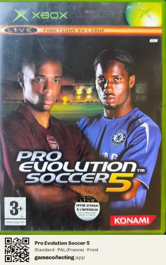 Pro Evolution Soccer 5 Xbox, France box front