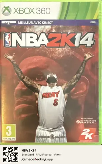 NBA 2K14 Xbox 360, France box front