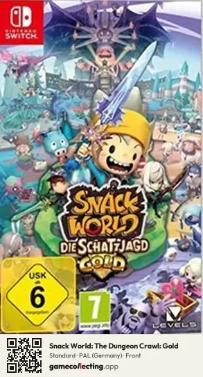 Snack World: The Dungeon Crawl: Gold Nintendo Switch, Germany box front