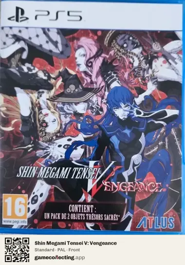 Shin Megami Tensei V: Vengeance PlayStation 5, PAL box front
