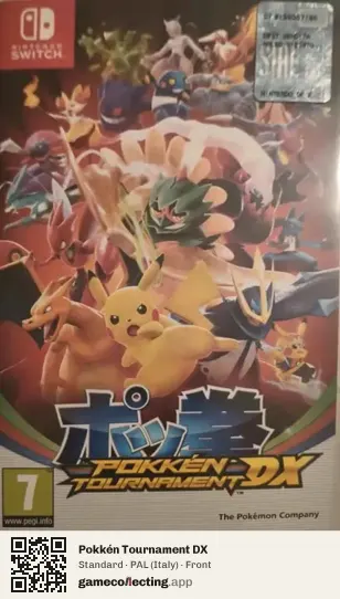 Pokkén Tournament DX Nintendo Switch, Italy box front