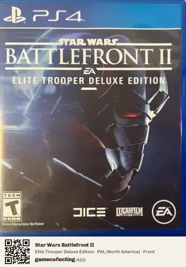 Star Wars Battlefront II PlayStation 4, North America box front