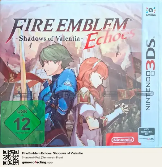 Fire Emblem Echoes: Shadows of Valentia Nintendo 3DS, Germany box front