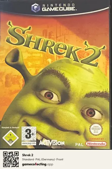 Shrek 2 Nintendo GameCube, Germany box front