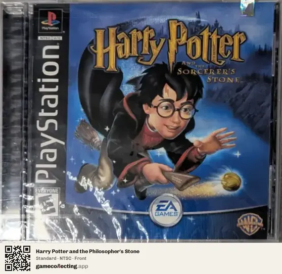 Harry Potter and the Philosopher's Stone PlayStation, NTSC box front