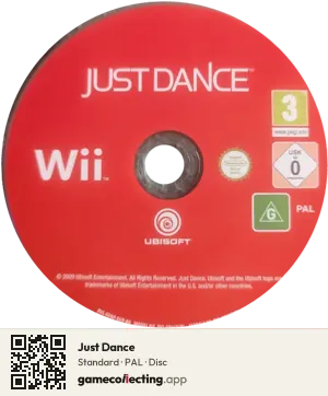 Just Dance Nintendo Wii, PAL disc