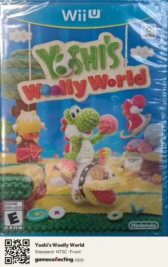 Yoshi's Woolly World Nintendo Wii U, NTSC box front