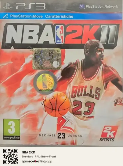 NBA 2K11 PlayStation 3, Italy box front