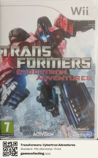 Transformers: Cybertron Adventures Nintendo Wii, Germany box front