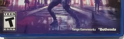 Ghostwire: Tokyo, the ESRB box on its front