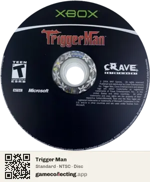 Trigger Man Xbox, NTSC disc
