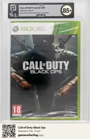 Call of Duty: Black Ops Xbox 360, PAL box front