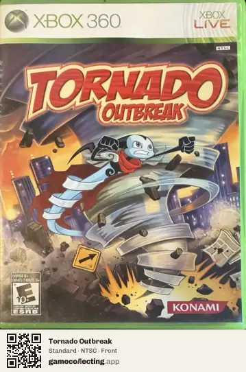 Tornado Outbreak Xbox 360, NTSC box front
