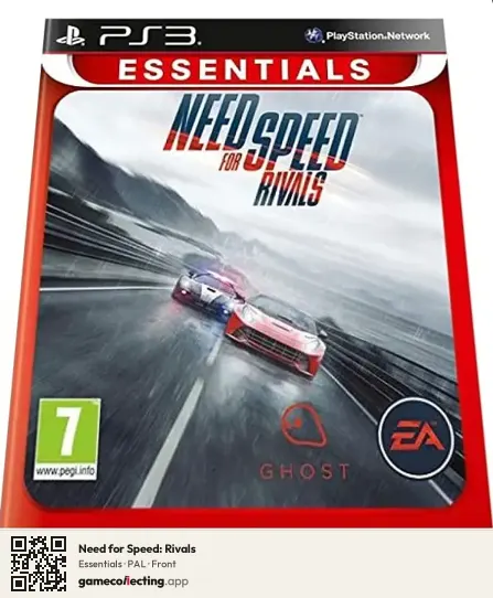 Need for Speed: Rivals PlayStation 3, PAL box front