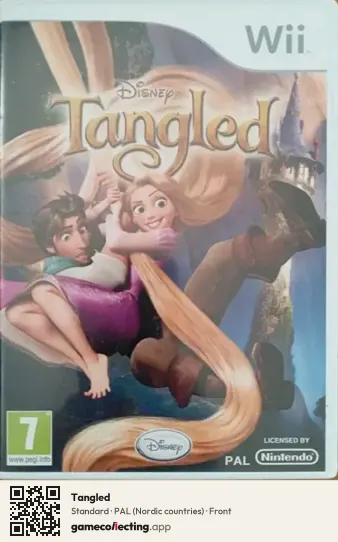 Tangled Nintendo Wii, Nordic countries box front