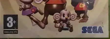 Super Monkey Ball Deluxe, the PEGI square on its front