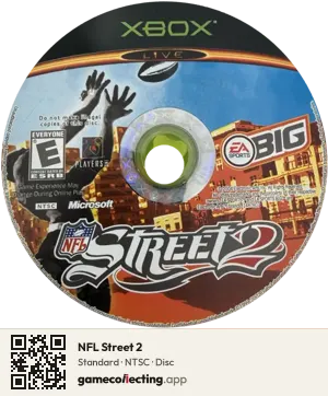 NFL Street 2 Xbox, NTSC disc