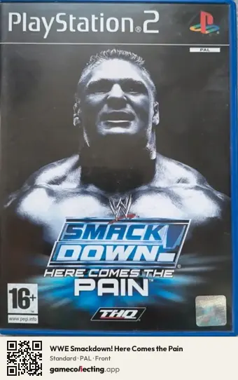 WWE Smackdown! Here Comes the Pain PlayStation 2, PAL box front