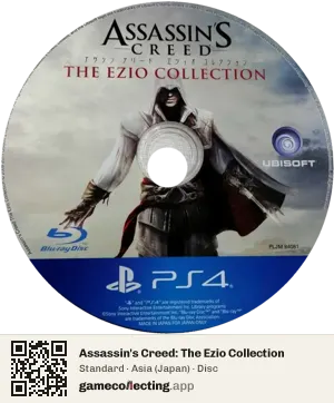 Assassin's Creed: The Ezio Collection PlayStation 4, Asia disc