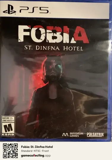 Fobia: St. Dinfna Hotel PlayStation 5, NTSC box front