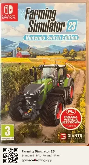 Farming Simulator 23 Nintendo Switch, Poland box front