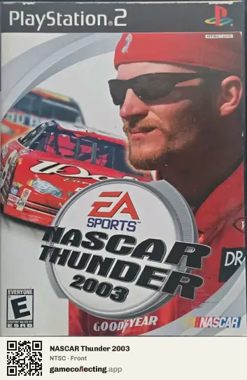 NASCAR Thunder 2003 PlayStation 2, NTSC box front