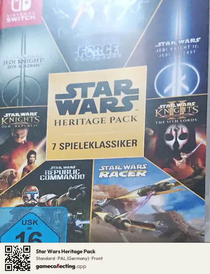 Star Wars Heritage Pack Nintendo Switch, Germany box front