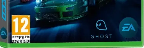 Need for Speed, the PEGI square on its front