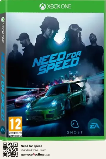 Need for Speed Xbox One, PAL box front