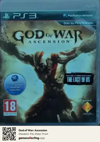 God of War: Ascension PlayStation 3, Italy box front