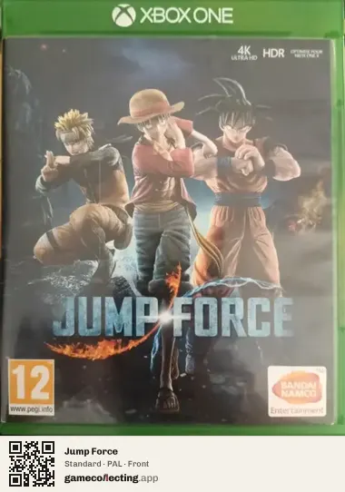 Jump Force Xbox One, PAL box front