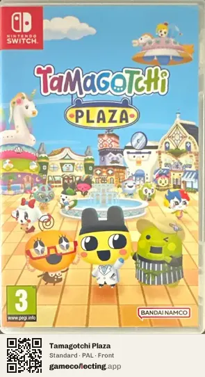 Tamagotchi Plaza Nintendo Switch, PAL box front