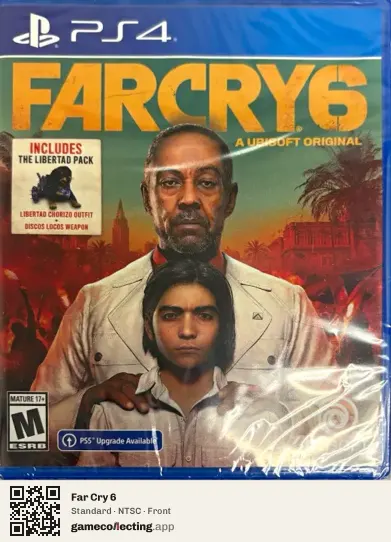 Far Cry 6 PlayStation 4, NTSC box front