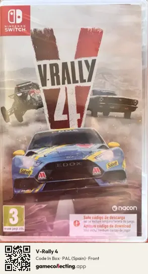 V-Rally 4 Nintendo Switch, Spain box front