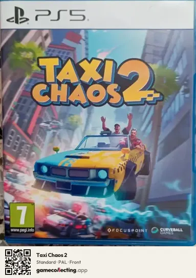 Taxi Chaos 2 PlayStation 5, PAL box front