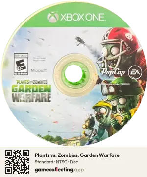 Plants vs. Zombies: Garden Warfare Xbox One, NTSC disc