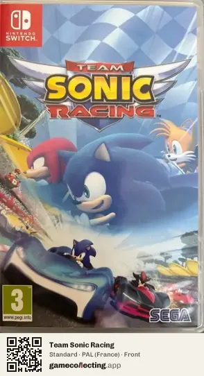 Team Sonic Racing Nintendo Switch, France box front