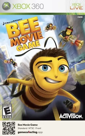 Bee Movie Game Xbox 360, NTSC box front