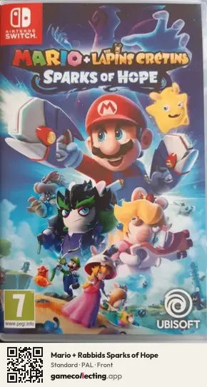 Mario + Rabbids Sparks of Hope Nintendo Switch, PAL box front