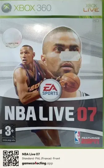 NBA Live 07 Xbox 360, France box front