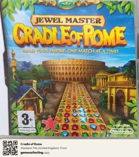 Cradle of Rome Nintendo DS, United Kingdom box front