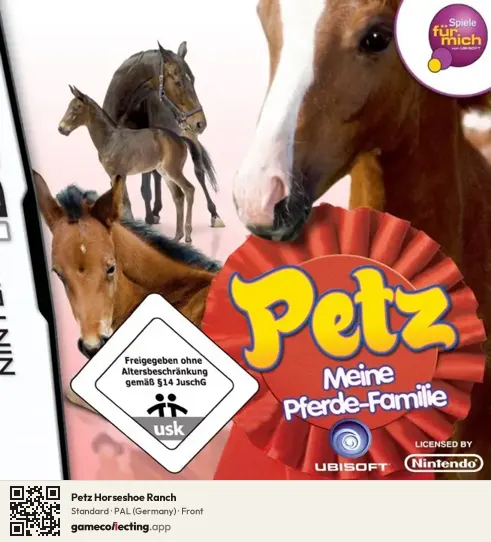 Petz Horseshoe Ranch Nintendo DS, Germany box front
