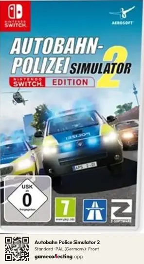 Autobahn Police Simulator 2 Nintendo Switch, Germany box front