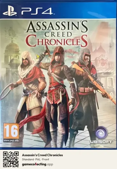 Assassin's Creed Chronicles PlayStation 4, PAL box front
