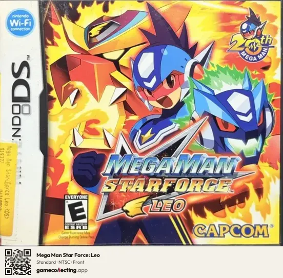 Mega Man Star Force: Leo Nintendo DS, NTSC box front