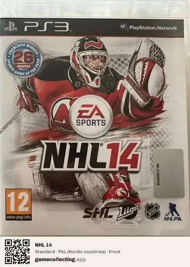 NHL 14 PlayStation 3, Nordic countries box front