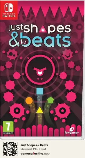 Just Shapes & Beats Nintendo Switch, PAL box front