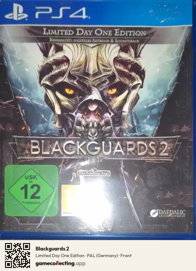 Blackguards 2 PlayStation 4, Germany box front