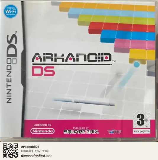 Arkanoid DS Nintendo DS, PAL box front