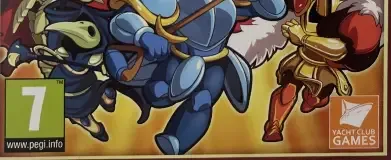 Shovel Knight: Treasure Trove, the PEGI square on its front